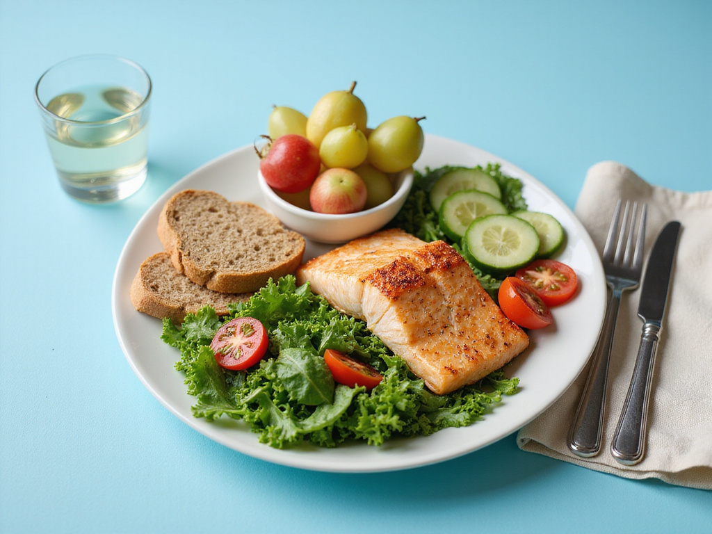 Healthy Hebrew diet plate for effective weight management and דיאטה עם ציפרלקס.