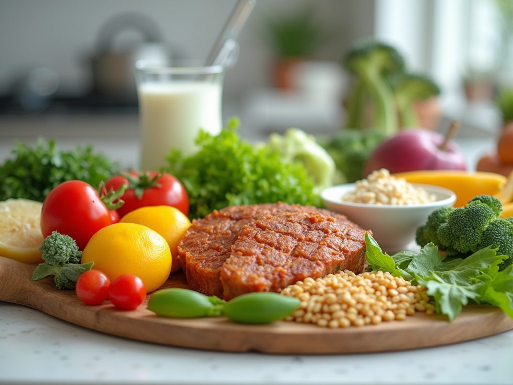 Nutritious balanced meal inspired by דיאטה נועה קירל diet.