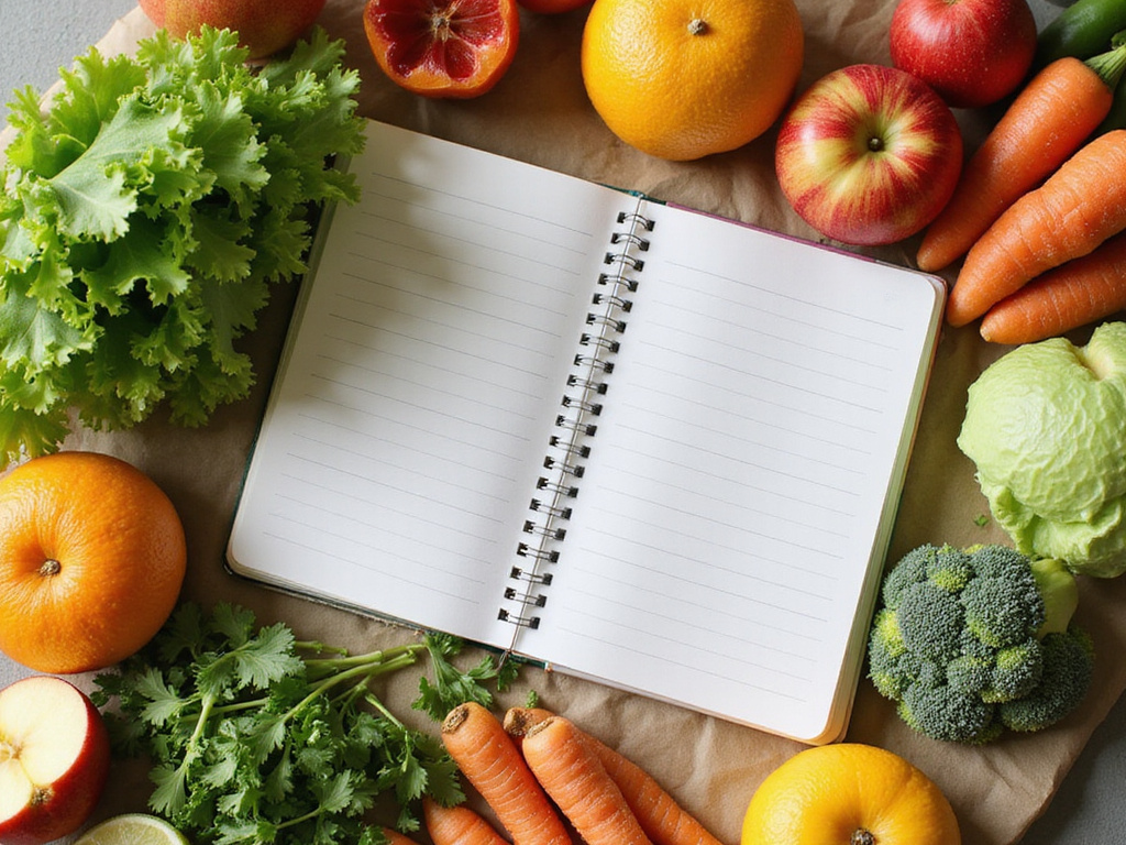Comprehensive guide to a דיאטה צמחונית תפריט with fresh fruits and vegetables.
