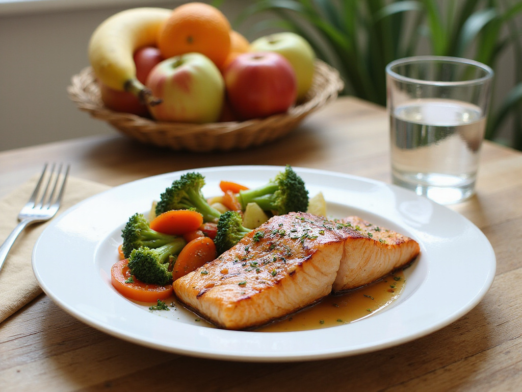Healthy meal example from the 16-hour fasting diet plan